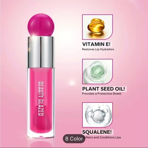 Cranberry 107 Lip Oil Tinted Gloss Moisturizer - Picture 4 of 4